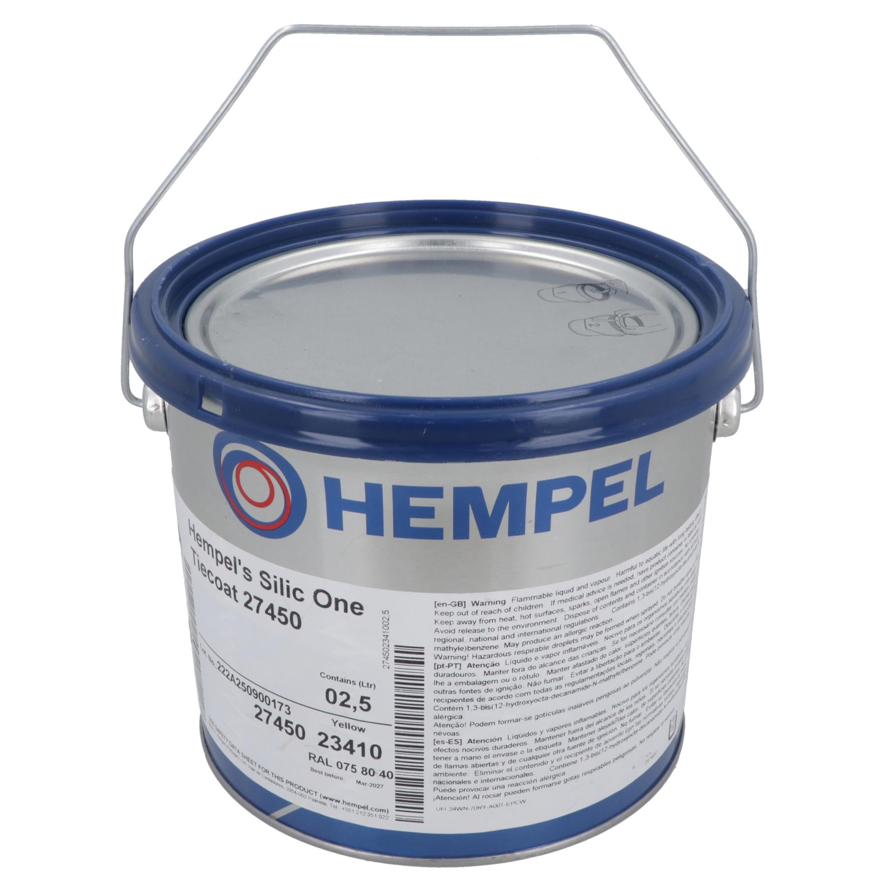 Hempel Silic One Tiecoat 27450 Preparation for 77450 Antifouling Paint
