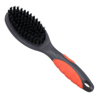 Double Sided Brush With Ergonomic Hand Grip Dog Cat Pet Grooming (Small)