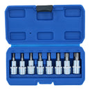 Jeu de 8 douilles mâles Torx Star 1/2" T27 - T70 par Bergen
