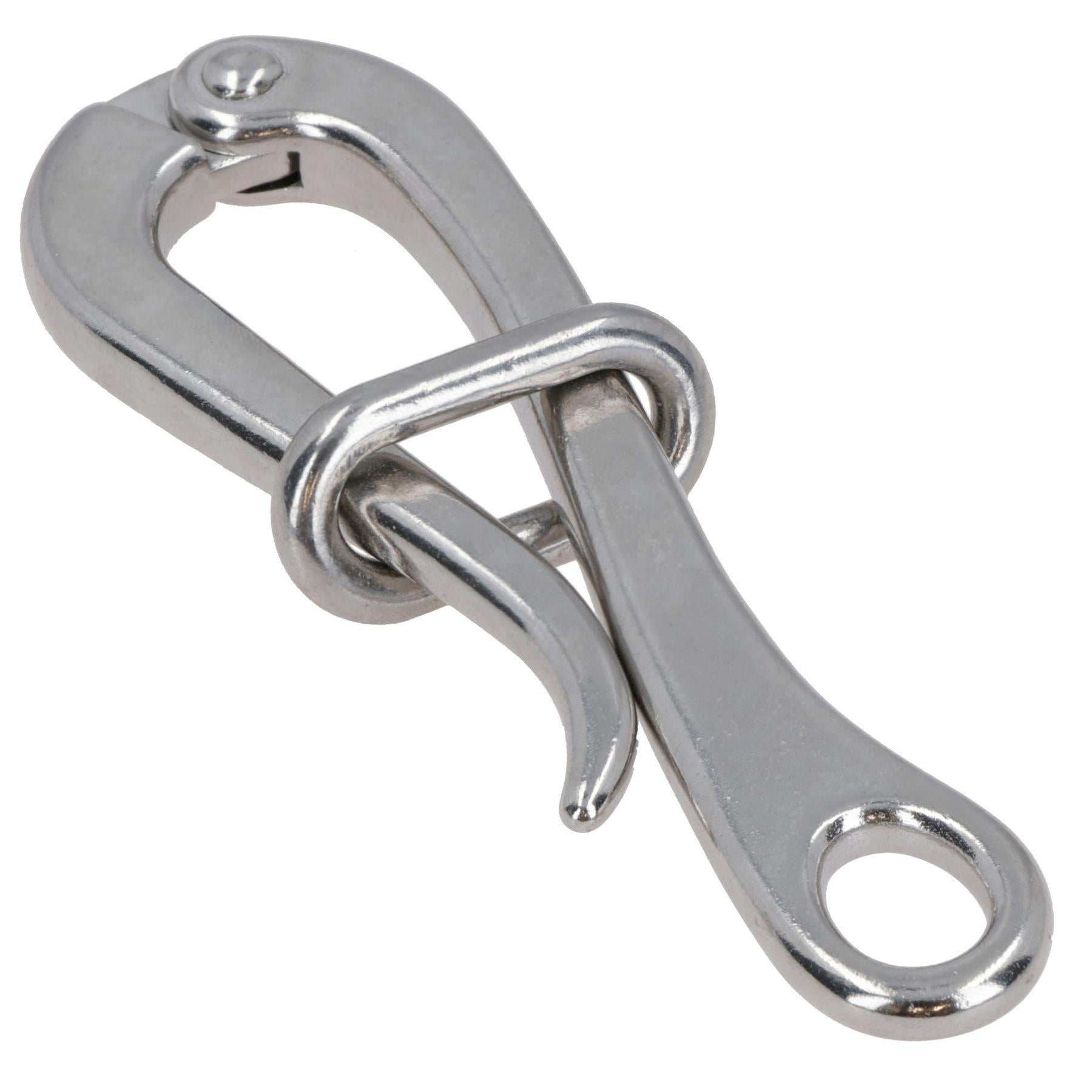 4in Marine Pelican Hook + Eye Quick Release Link Stainless Steel Guard Rail