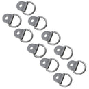 Tie Down Anchor Dee Ring 10 Pack Stainless Steel Lashing Hook Point Cleat 316