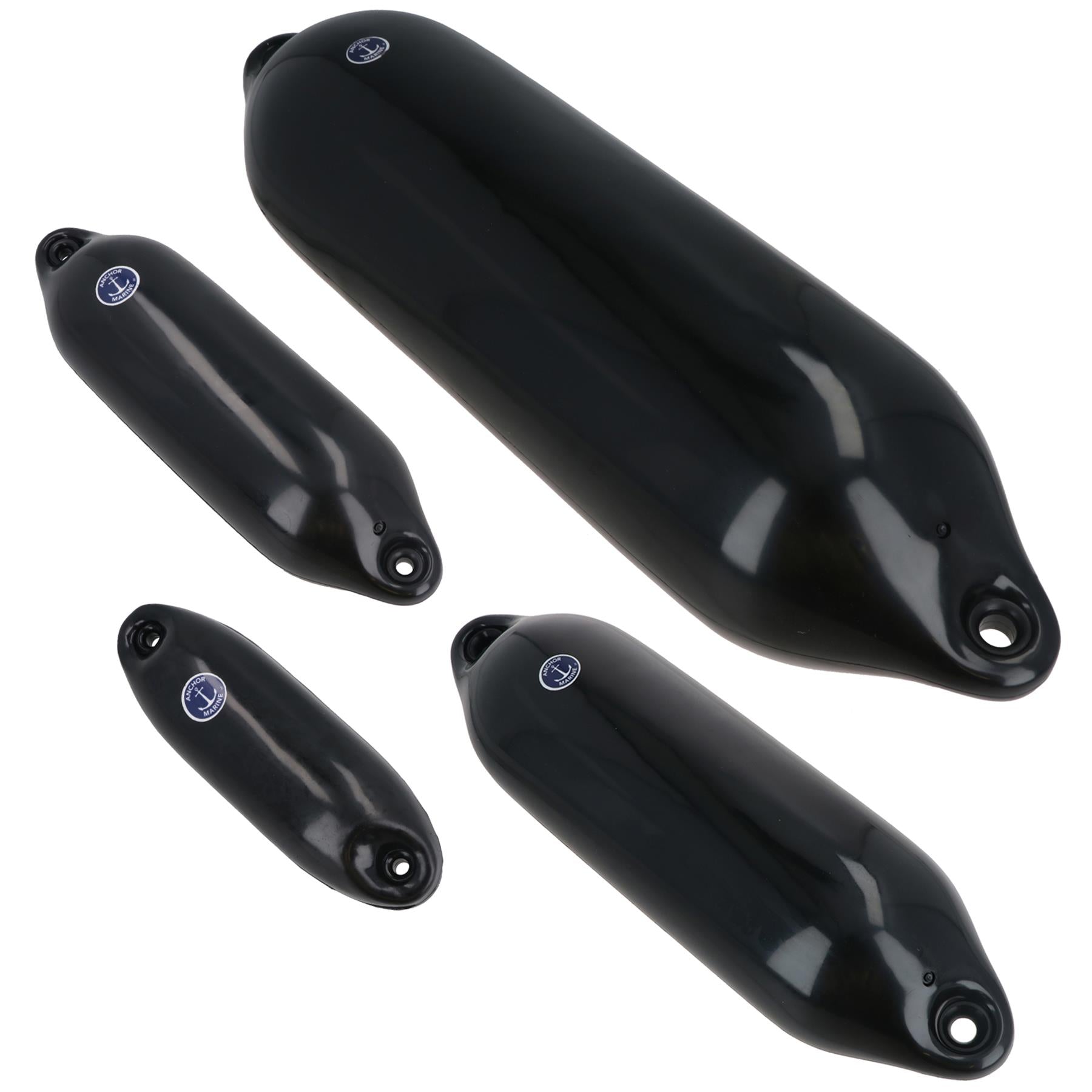 Boat Fender Black Anchor Marine Cylinder Yacht Bumper Mooring Buoy
