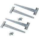 Heavy Duty T Tee Hinge For Sheds Gates Doors Zinc Plated Finish 4 – 18 Inch