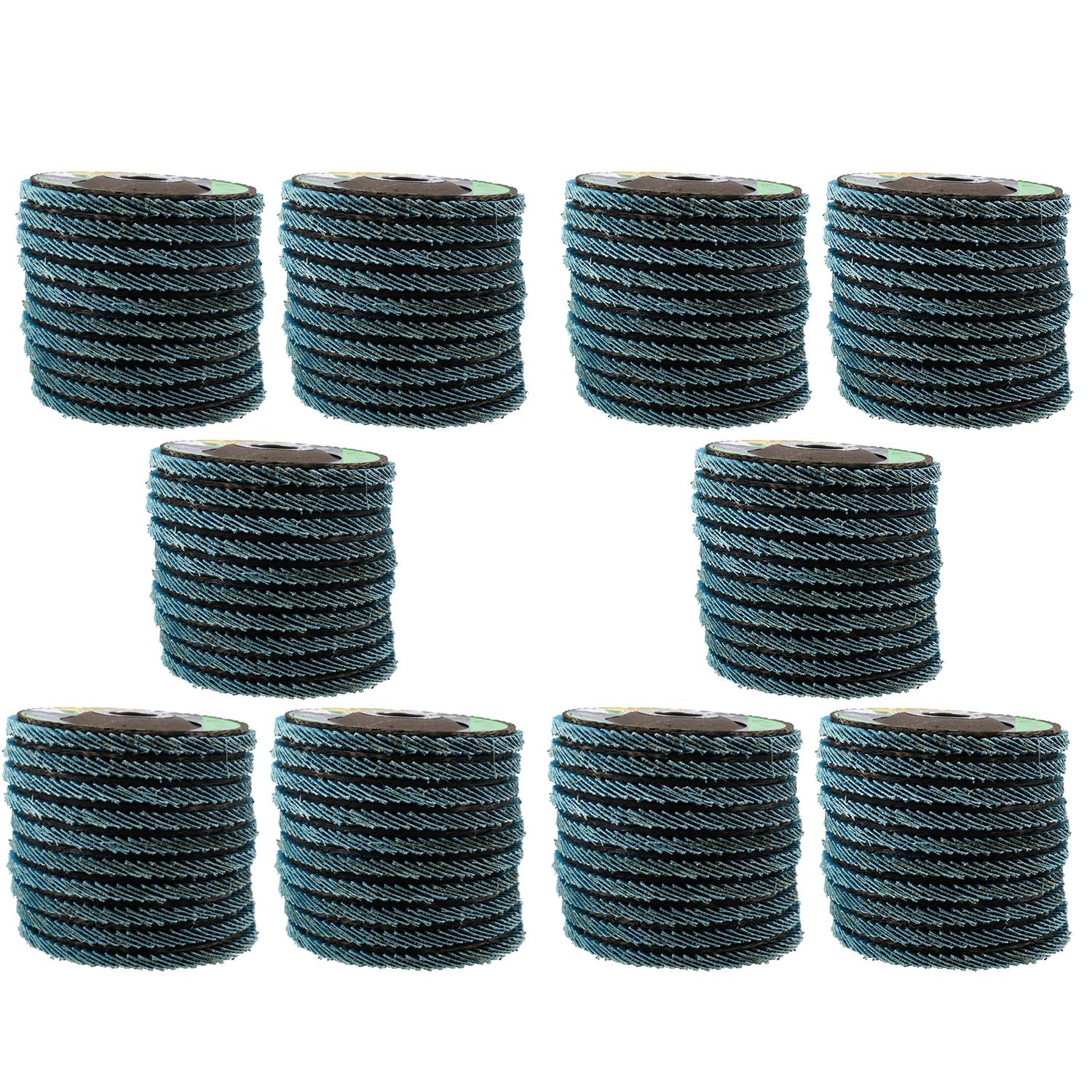 40 Grit Zirconium Flap Discs for Sanding Grinding Removal 4-1/2" Grinder