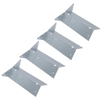 Arris Rail Bracket Fence Post Support Galvanised 100mm, 225mm or 300mm