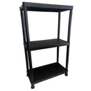 Heavy Duty 3 Tier Plastic Shelving Shelf Unit Home Office Storage 91 x 61 x 30cm