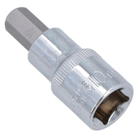10mm M10 1/2in Drive Male Allen Hex Bit Socket Shallow 55mm Length