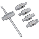 Ölablassschraube Schlüsselwerkzeuge für Motoren Achsen Getriebe Autoreparatur Ölwechsel 5Stk