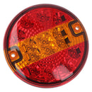 Round LED Truck Tail Light Lamp for Trailers Caravans 12v or 24v