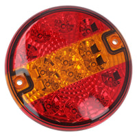 Round LED Truck Tail Light Lamp for Trailers Caravans 12v or 24v