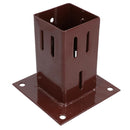Easy Grip Fence Post Bolt Down Shoe Holder Support Clamp 75mm x 75mm