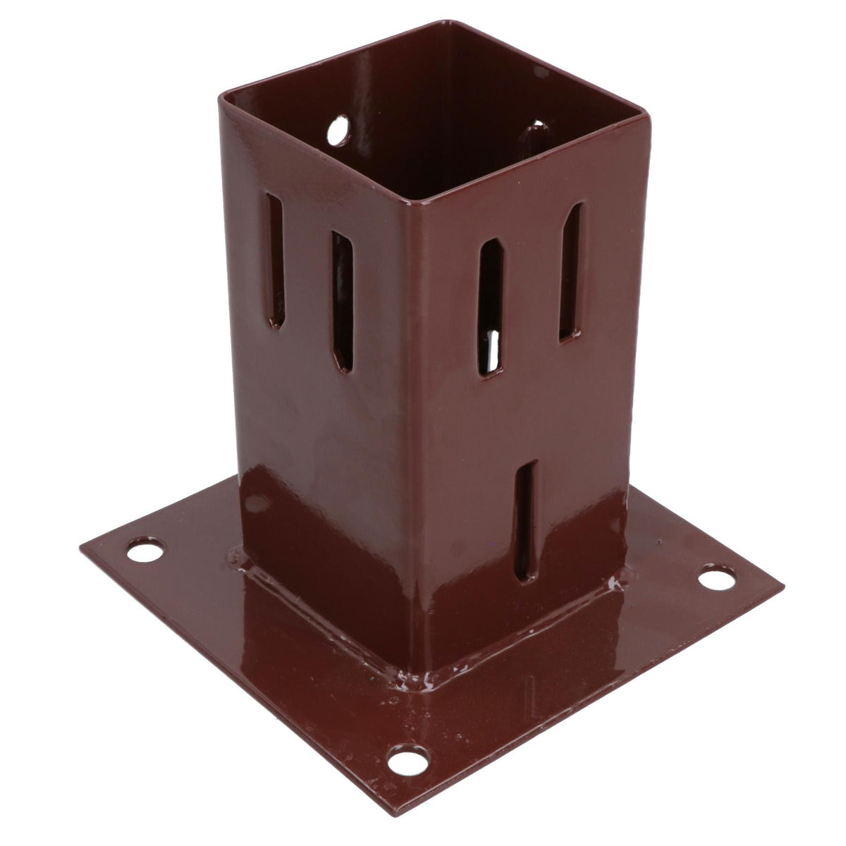 Easy Grip Fence Post Bolt Down Shoe Holder Support Clamp 75mm x 75mm
