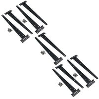 Heavy Duty T Tee Hinge For Sheds Gates Black Powder Coated Finish 4 – 18 Inch