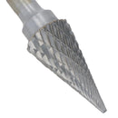 60 Degree Conical End Tungsten Carbide Burr Rotary File Die Grinder Polishing Porting