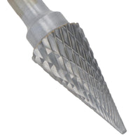 60 Degree Conical End Tungsten Carbide Burr Rotary File Die Grinder Polishing Porting