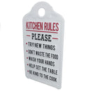 Kitchen Rules Sign Plaque Metal Wall Door House Home Pantry Dinning Room