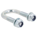 M8 Round Bend U Bolt 21mm x 50mm Width x Length Pipe Clamp Fixing