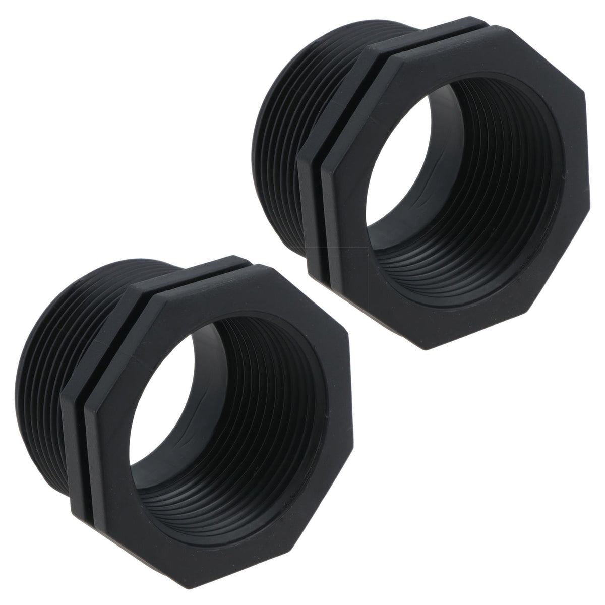 Polypropylene PP 1-1/2in – 1-1/4in Female – Male Pipe Threaded Reducing Bush