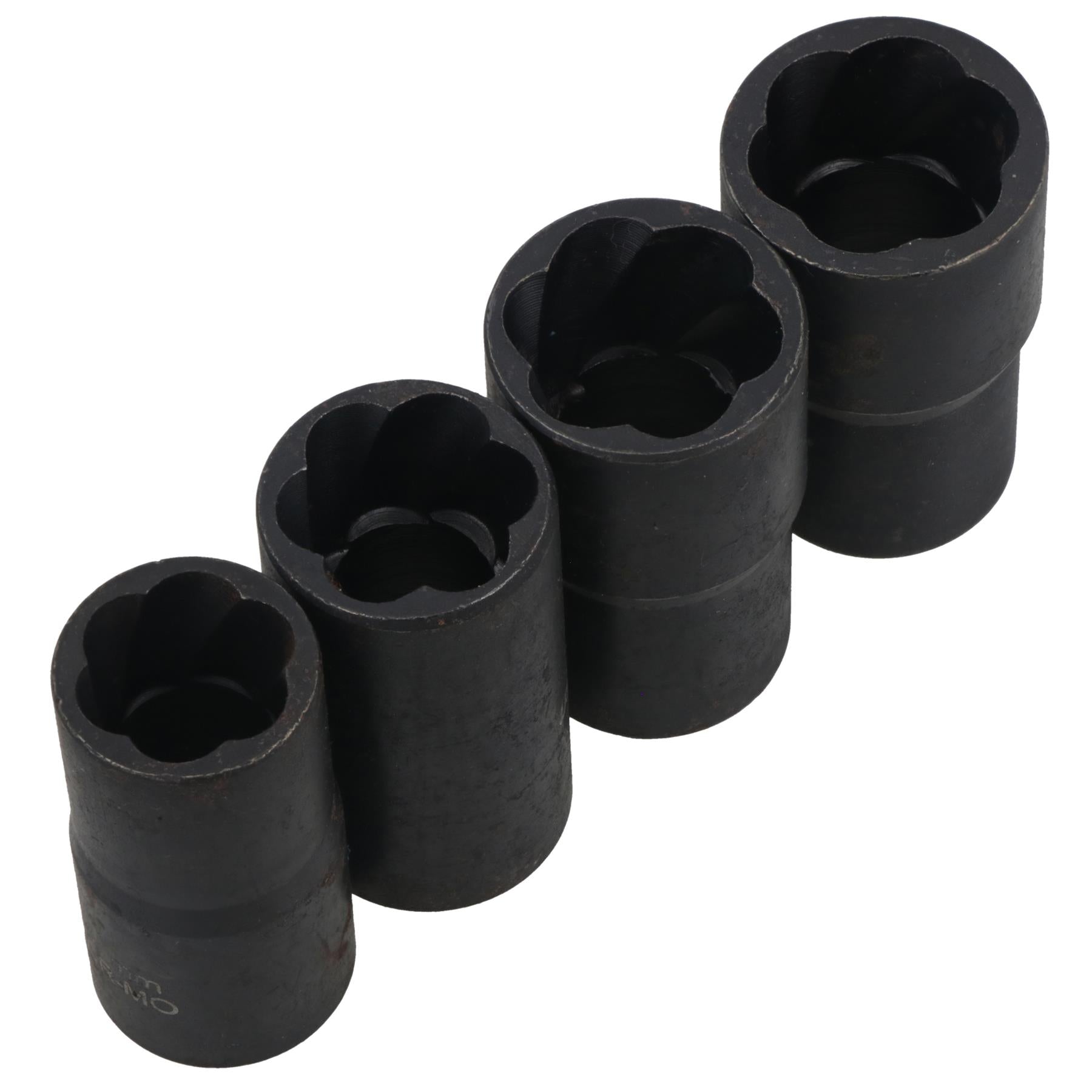5pc 1/2" Twist Socket Broken Studs Nuts Wheel Lock Nut Remover 17mm - 22mm