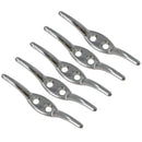 Seilklampe 2-1/2" Edelstahl Marine Grade 5 PACK 316 Bootswäscheleine DK77