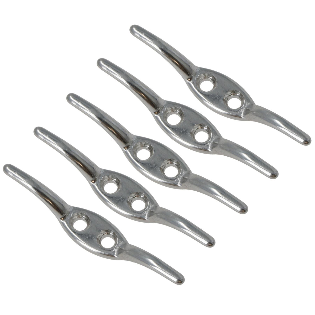 Seilklampe 2-1/2" Edelstahl Marine Grade 5 PACK 316 Bootswäscheleine DK77