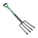 Garden Gardening Border Fork + Digging Spade Carbon Steel Blades 2pc Set