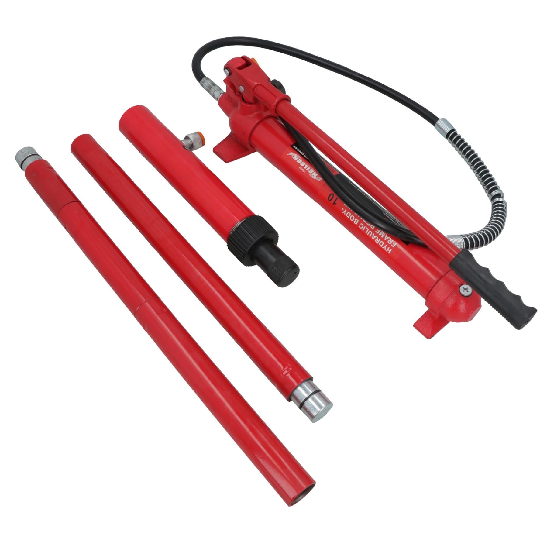 10 Ton Portable Hydraulic Auto Body Dent Frame Repair Kit Porta Pack Jack
