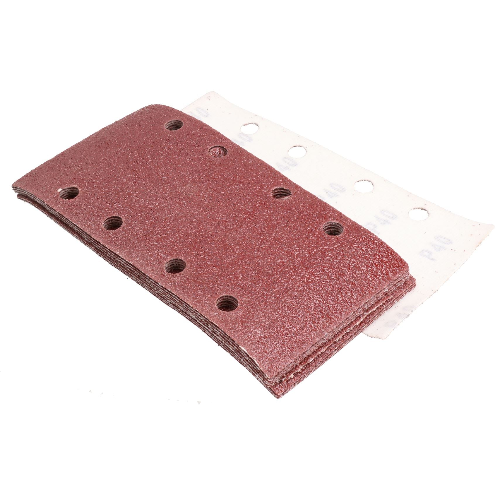 Hook + Loop 1/3 Sheet Sanding Sander Sandpaper Pads 40 Grit Coarse 100 Pack