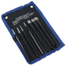 7pc Punch And Chisel Set With Taper Pin Cold Chisels + Centre Punch