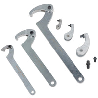 Adjustable Hook And Pin Wrench Spanners C Spanner 35mm - 120mm 6pc Set