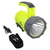Marine Spotlight Rechargeable Search Light Torch Floating IP67 Waterproof LED