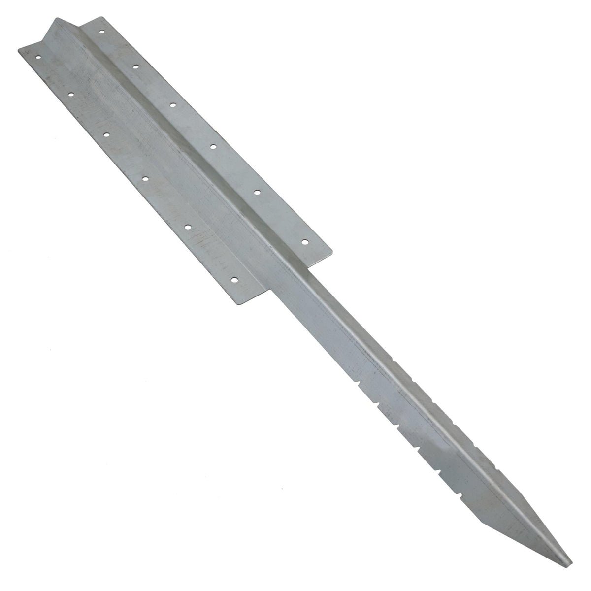 Garden Triple Sleeper Straight Support Spike Stake Galvanised Steel 930mm
