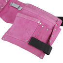 Leder Werkzeuggürtel / Aufbewahrungstasche PINK LADIES Werkzeugtasche / Rollmattenhalter TE452
