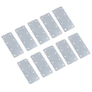 Small Internal Sleeper Straight Support Plate 85mm x 170mm Galvanised