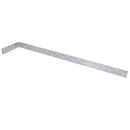 Vertical Light Duty Restraint Strap 600mm Length 100mm Bend Galvanised