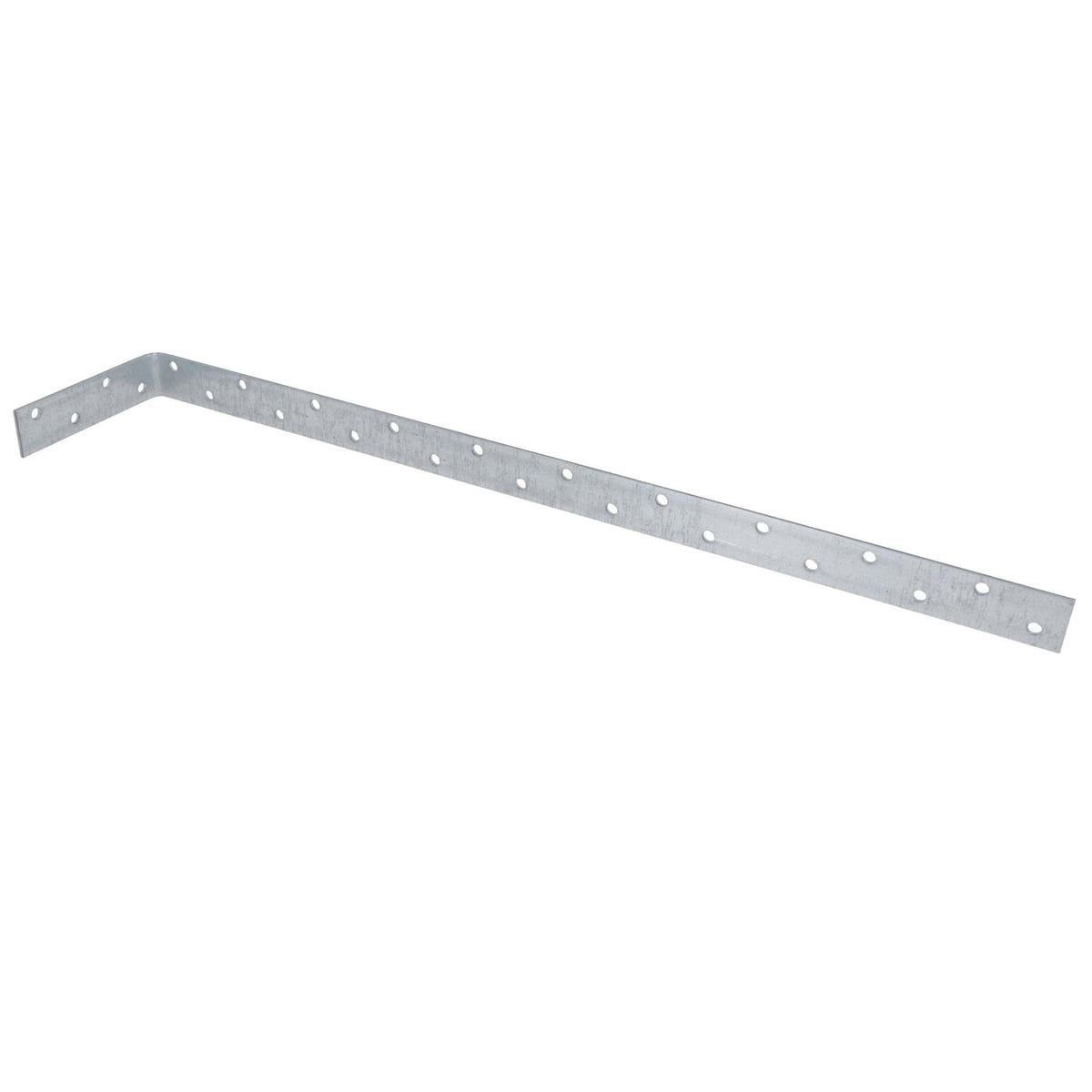 Vertical Light Duty Restraint Strap 600mm Length 100mm Bend Galvanised