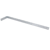 Vertical Light Duty Restraint Strap 600mm Length 100mm Bend Galvanised