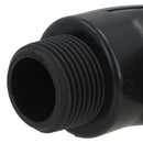 Polypropylene PP 1/2in BSP Female x Male Threaded 90° Elbow Connector