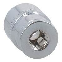 Douilles métriques peu profondes MM à entraînement 1/4" à 6 pans simples 4 mm - 14 mm 13 pièces