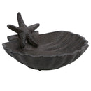 Starfish On Shell Soap Dish Bar Holder Seaside Vibe Bathroom Toilet Beach