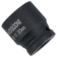 30mm 1/2in. Drive Shallow Metric Impact Impacted Socket 12 Sided Bi-hex