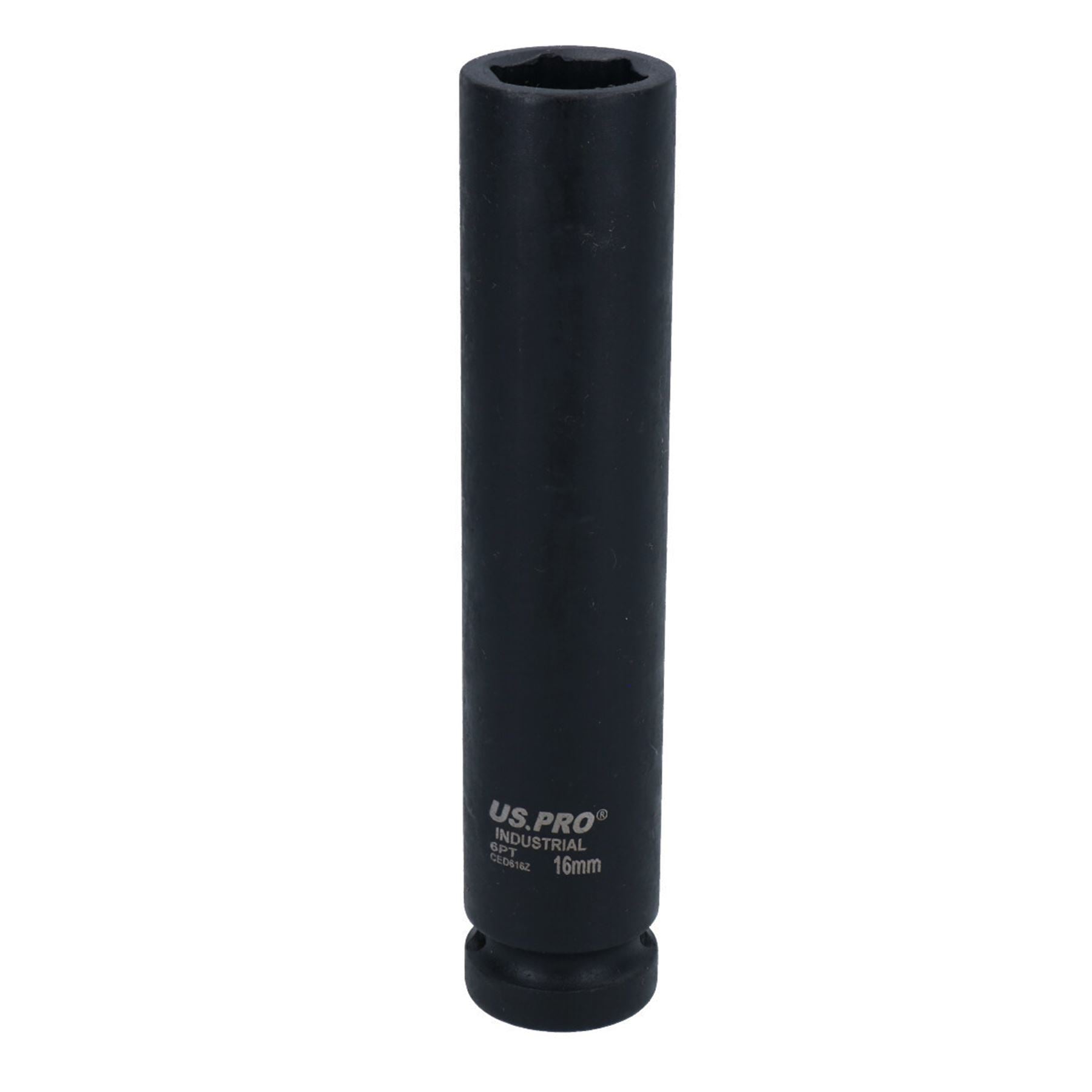 Extra Deep Long Metric MM Impact Socket 1/2" Drive 6 Sided Single Hex