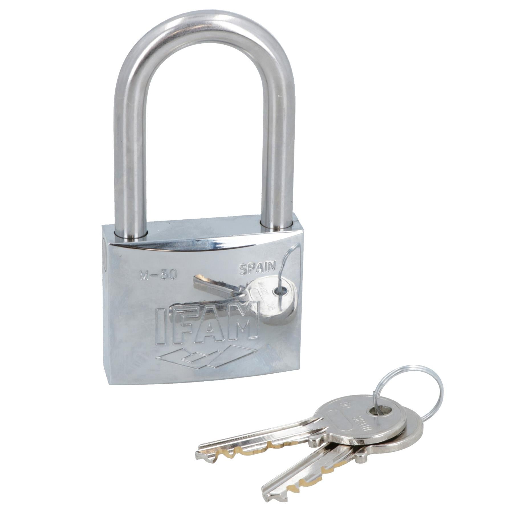 50mm Marine Padlock Stainless Steel Long Shackle Rust Proof Boat Yacht