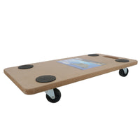 Swivel Wheeled Platform Dolly Furniture Transporter Trolley Mover 200kg Cap