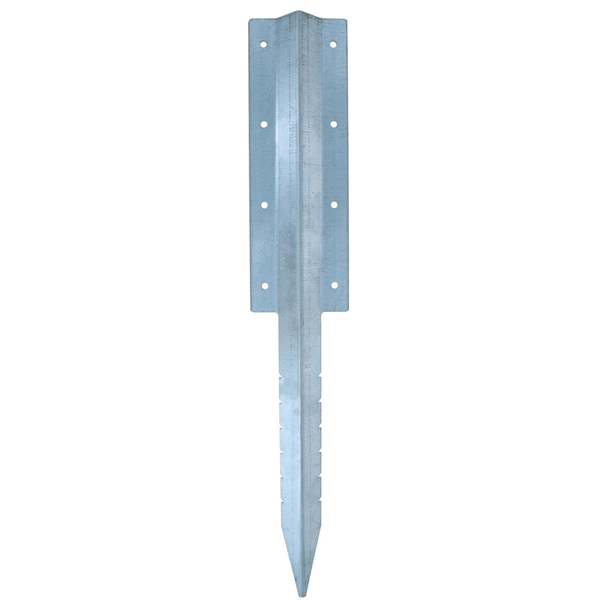 Garden Double Sleeper Straight Support Spike Stake Galvanised Steel 670mm