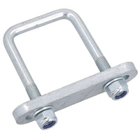 M12 U-Bolt 63mm x 100mm High Tensile With Plate for Boat Trailers