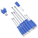 Jeu de 12 tournevis pour ingénieurs robustes à tête plate Pozi TE010