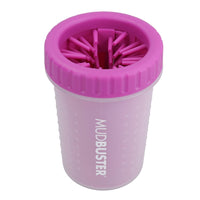 Medium Fuchsia MudBuster Portable Dog Paw Cleaner Muddy Dog Paw Cleaner