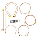 Kupfer-Bremsleitungsanschlussrohr und Klemmensatz für Triumph Spitfire MK4 &amp; 1500