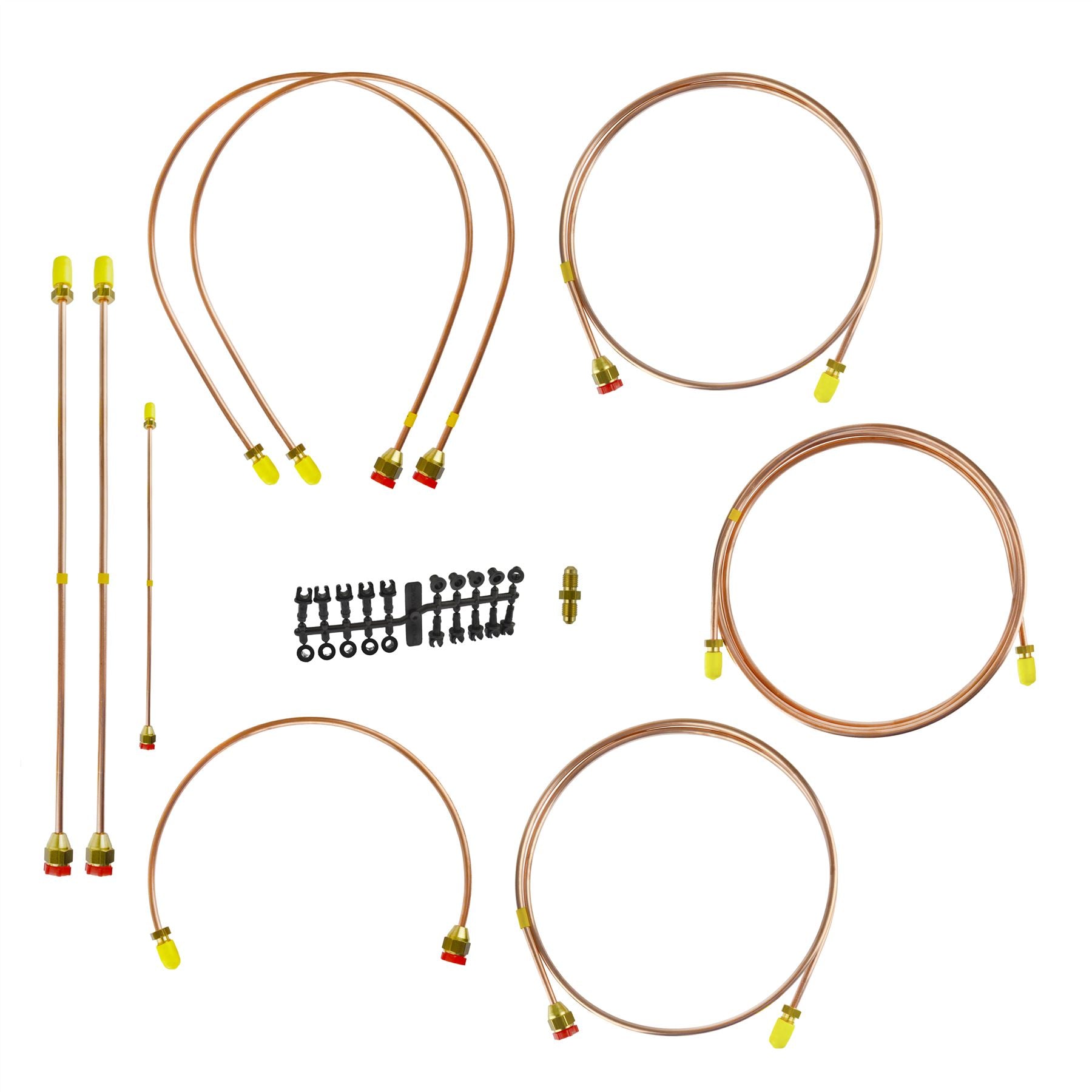 Kupfer-Bremsleitungsanschlussrohr und Klemmensatz für Triumph Spitfire MK4 &amp; 1500